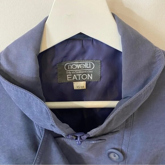 Vintage 1980s Eaton Novelti Bomber Jacket with Vented Design in Faux Suede - Picture 4 of 17